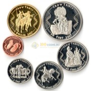 США 2017 набор 6 монет резервация Кроу