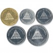 Никарагуа 2012-2014 Набор 5 монет