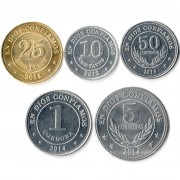 Никарагуа 2012-2014 Набор 5 монет
