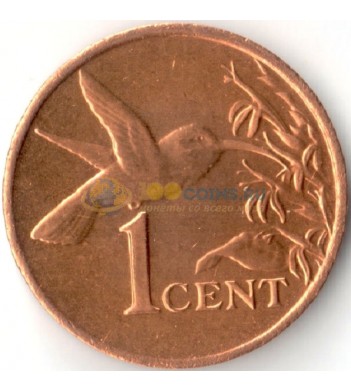 Тринидад и Тобаго 1999 1 цент Колибри