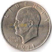 США 1971 1 доллар Доллар Эйзенхауэра D