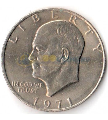 США 1971 1 доллар Доллар Эйзенхауэра D
