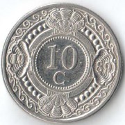 Нидерландские Антилы 1989 10 центов