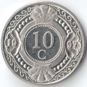 Нидерландские Антилы 1997 10 центов Нидерландские Антилы 1997 10 центов