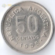 Аргентина 1952-1956 50 сентаво