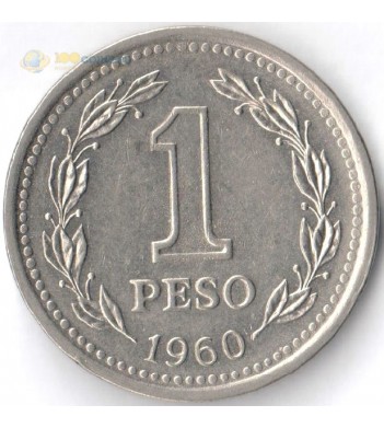 Аргентина 1957-1962 1 песо