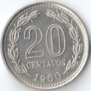 Аргентина 1960 20 сентаво