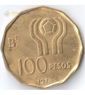 Аргентина 1977-1978 100 песо Футбол