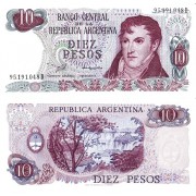 Аргентина бона (300) 10 песо 1976 Аргентина бона (300) 10 песо 1976