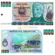 Аргентина бона (317) 1000 песо 1983-1985 Аргентина бона (317) 1000 песо 1983-1985
