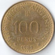 Аргентина 1980 100 песо
