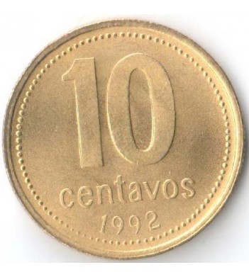Аргентина 1992 10 сентаво