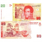 Аргентина бона (355) 20 песо 2003-2016 Аргентина бона (355) 20 песо 2003-2016