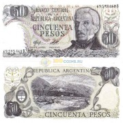Аргентина бона (301) 50 песо 1977 Аргентина бона (301) 50 песо 1977