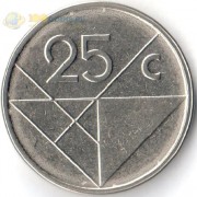 Аруба 1986-2019 25 центов