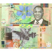 Багамские острова бона (077) 1 доллар 2017 Багамские острова бона (077) 1 доллар 2017