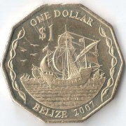 Белиз 2007 1 доллар