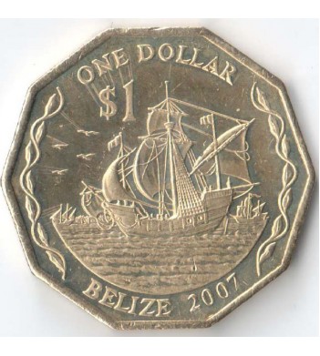 Белиз 2007 1 доллар Корабли Колумба