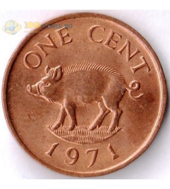 Бермудские острова 1970-1985 1 цент