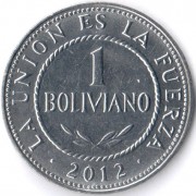 Боливия 2010-2012 1 боливиано
