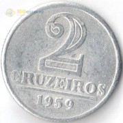 Бразилия 1957-1961 2 крузейро