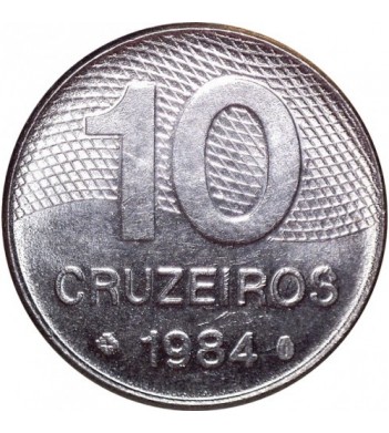 Бразилия 1984 10 крузейро (1980-1984)
