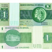 Бразилия бона (191A) 1 крузейро 1972-1980 Бразилия бона (191A) 1 крузейро 1972-1980