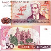 Бразилия бона (210) 50 крузадо 1986-1988 Бразилия бона (210) 50 крузадо 1986-1988