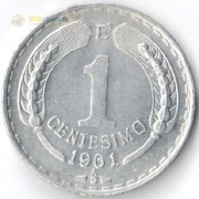 Чили 1960-1963 1 сентесимо Чили 1960-1963 1 сентесимо