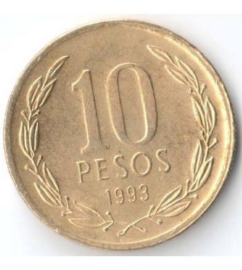 Чили 1993 10 песо