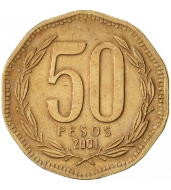 Чили 1993 50 песо