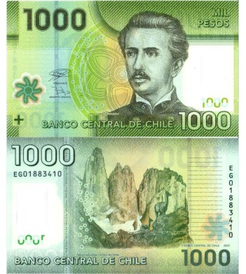 Чили банкнота 1000 песо 2020