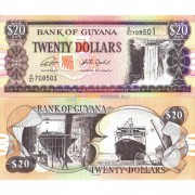 Гайана бона (030g) 20 долларов 1996 Гайана бона (030g) 20 долларов 1996
