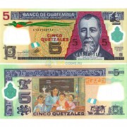 Гватемала бона (122d) 5 кетцалей 2013 Гватемала бона (122d) 5 кетцалей 2013