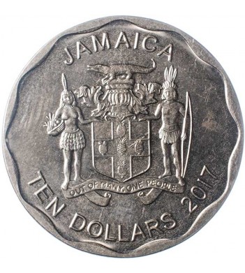 Ямайка 2017 10 долларов