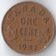 Канада 1932 1 цент