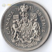 Канада 1968-1976 50 центов