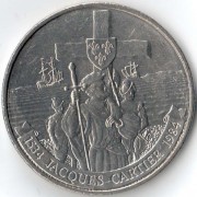 Канада 1984 1 доллар Открытие Канады Канада 1984 1 доллар Открытие Канады