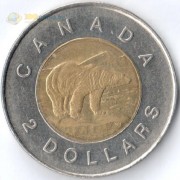 Канада 1996-2003 2 доллара