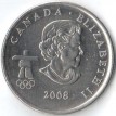 Канада 2008 25 центов Бобслей - олимпиада в Ванкувере 2010