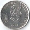 Канада 2008 25 центов Фигурное катание - олимпиада в Ванкувере 2010