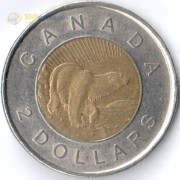 Канада 2006 2 доллара 10 лет чеканки