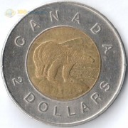 Канада 2006-2012 2 доллара
