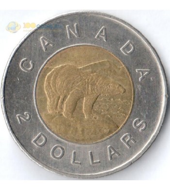 Канада 2006-2012 2 доллара