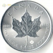 Канада 2020 5 долларов Кленовый лист (серебро)