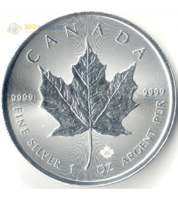 Канада 2020 5 долларов Кленовый лист (серебро)