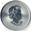 Канада 2020 5 долларов Кленовый лист (серебро)