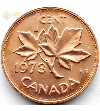 Канада 1973 1 цент