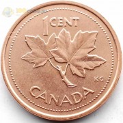 Канада 2002 1 цент 50 лет правления