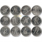 Канада набор 2007-2009 12 монет Ванкувер